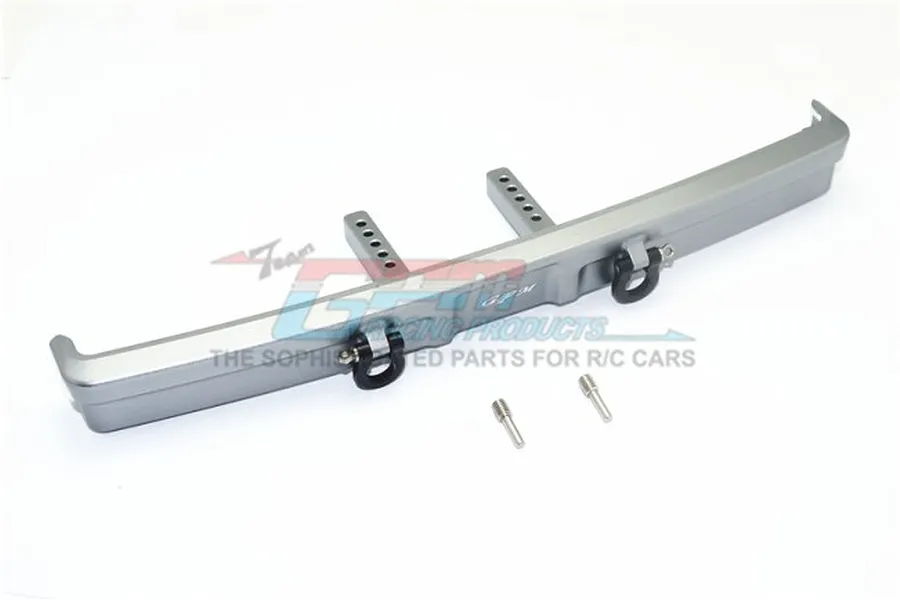 GPM Grey Silver Aluminium Front Bumper Mount w/ D-Rings image 63599