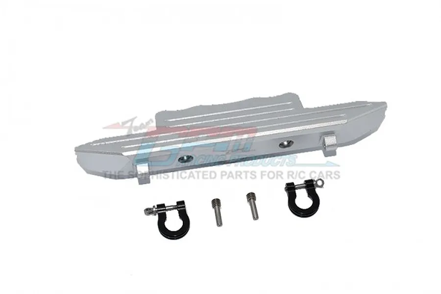GPM Silver Aluminium Front Bumper w/ D-Rings image 1
