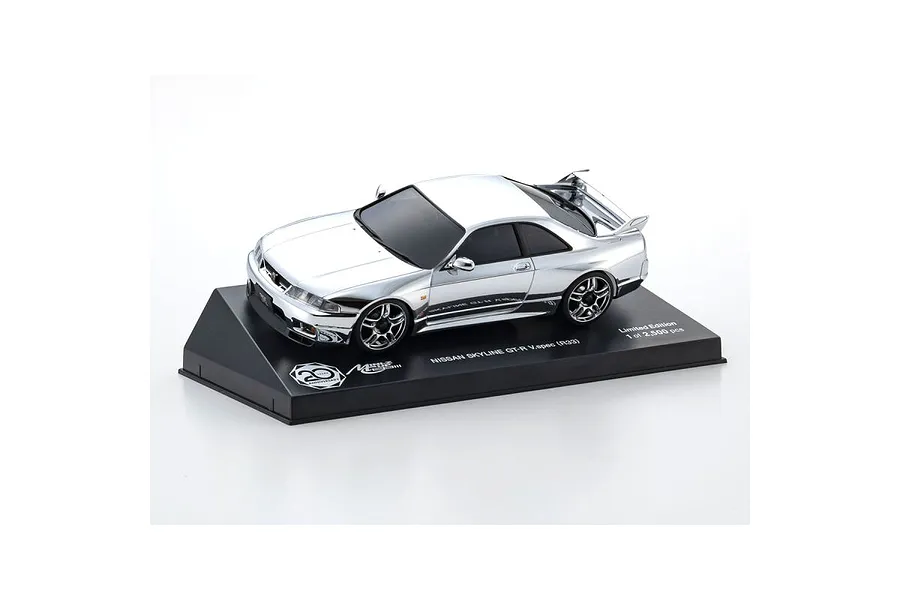 Kyosho Mini-Z Nissan Skyline GT-R V.Spec (R33) Painted Body Set - Chrome Silver image 63669