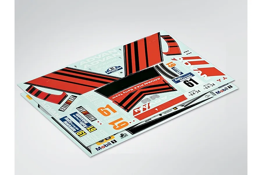 Killerbody 1/10 Mitsubishi Lancer Evolution X Decal Sheet image 63697