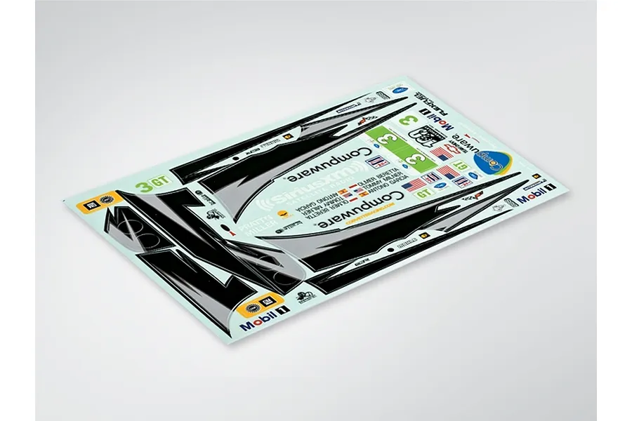 Killerbody 1/10 Corvette GT2 Decal Sheet image 63702