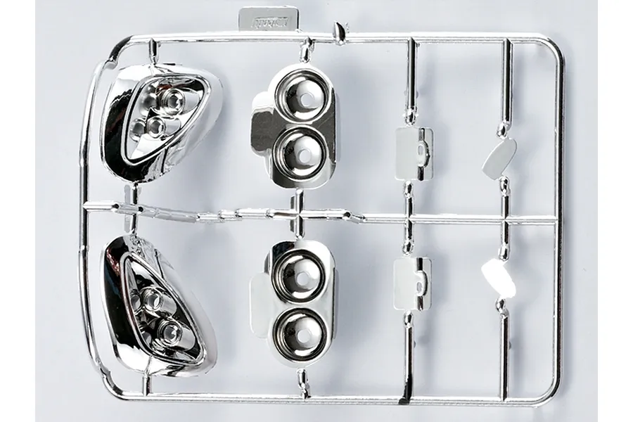 Killerbody 1/10 Corvette GT2 Electroplated Light Bucket Set image 63704