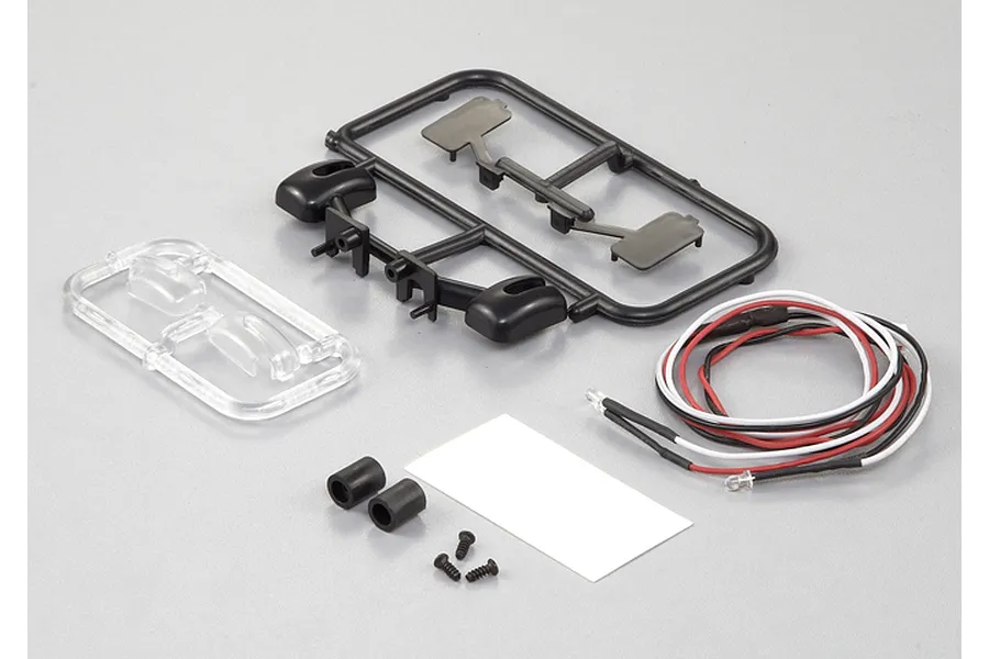 Killerbody 1/10 Truck Wing Mirror w/ LED Light Unit Set image 63806