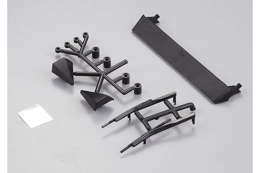 Killerbody 1/10 Lancia Delta HF Integrale Black Plastic Parts image 63836