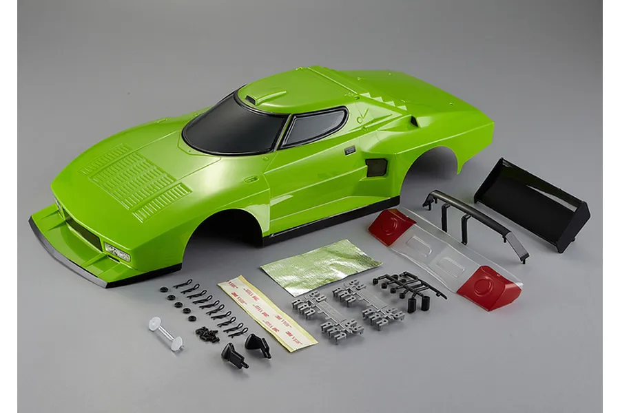 Killerbody 1/10 Lancia Stratos 1977 Giro d&amp;#039;Italia Green Painted Body Shell w/ Accessories image 63843