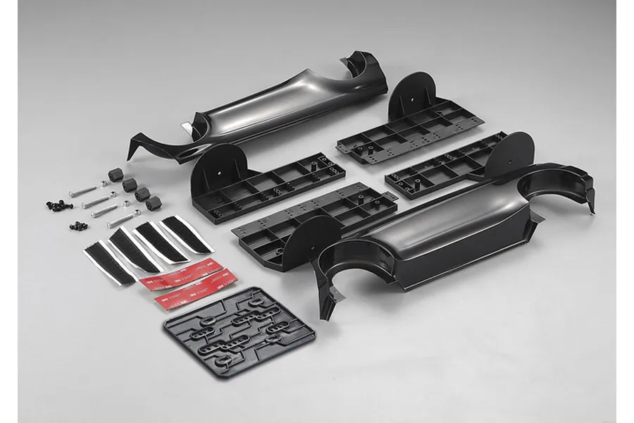 Killerbody 1/10 Light Weight Racing Body Type - A (190mm) Chassis For Display image 1
