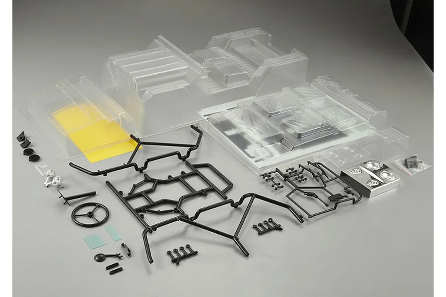 Killerbody 1/10 Crawler Warrior Clear Unpainted Body Shell w/ Decals &amp;amp; Accessories image 63902