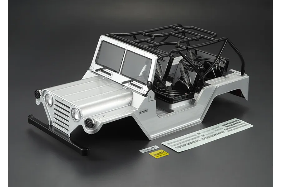 Killerbody 1/10 Crawler Warrior Silver Painted Body Shell w/ Light Bucket Assembly image 63903
