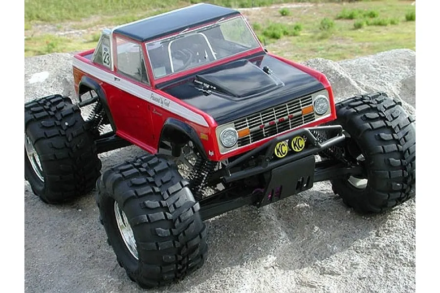 HPI Savage 1/8 1973 Ford Bronco Truck Unpainted Body Shell image 6397