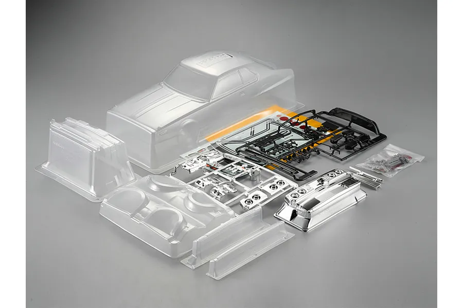Killerbody 1/10 1980 Skyline Hardtop 2000 Turbo GT-ES Body Shell Set - Clear Unpainted image 63973