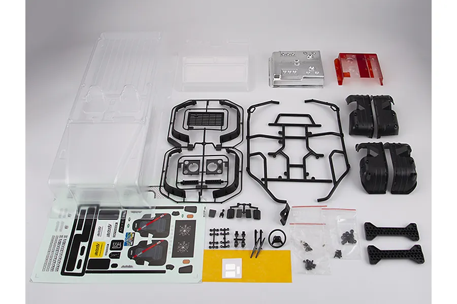 Killerbody 1/10 Marauder Unpainted Body Shell For Axial SCX10 &amp;amp; SCX10 w/ Decals &amp;amp; Accessories image 63984