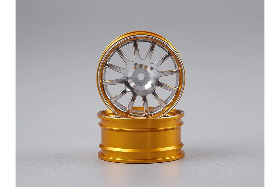 Killerbody 1.9&amp;quot; Gold/Silver Aluminium Rims 2Pcs image 63991