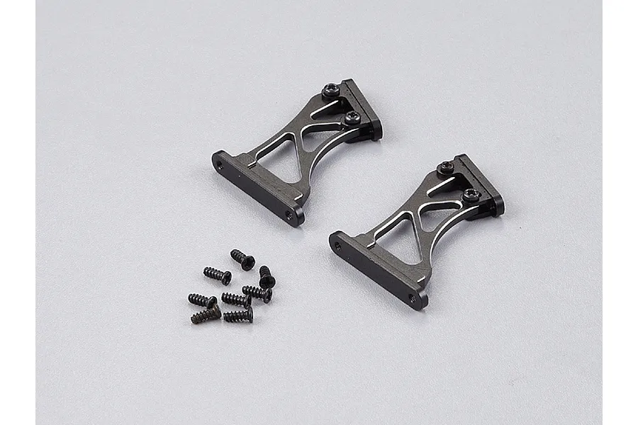 Killerbody 1/10 Black Aluminium Rear Wing Mount image 64004