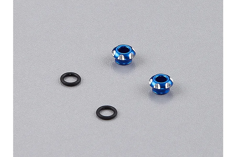 Killerbody Blue Aluminium 3mm LED Light Holder 2Pcs image 64017