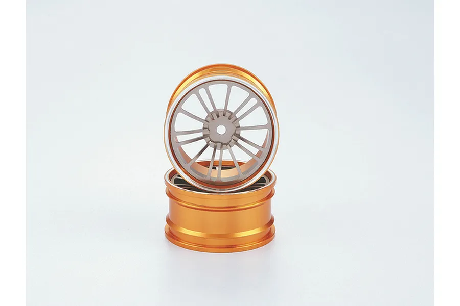 Killerbody 1.9&amp;quot; Gold/Gun Metal Aluminium Alfa Romeo Giulietta T-Drift Rims 2Pcs image 64049