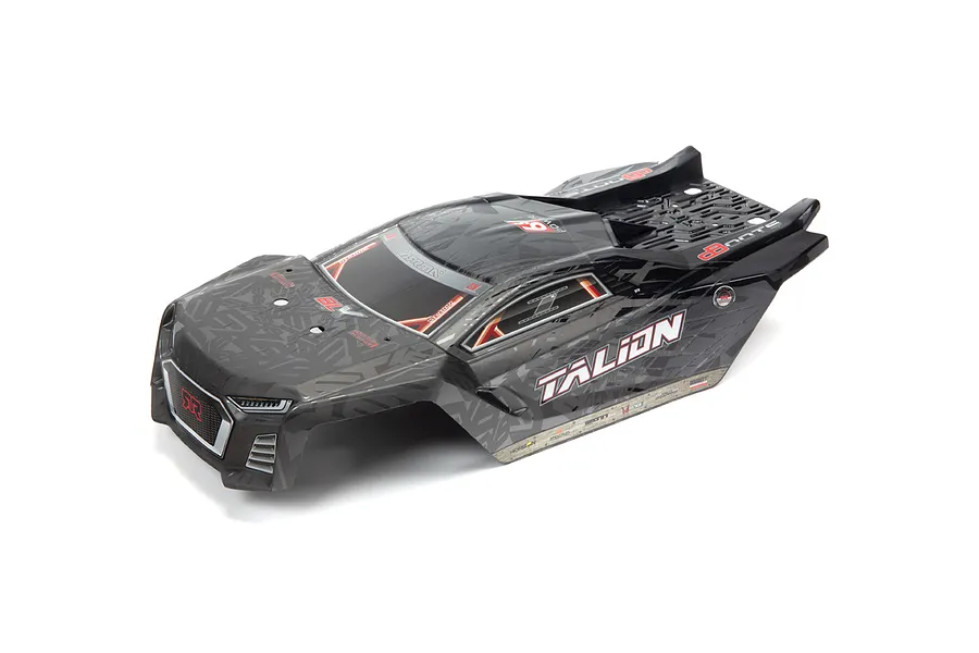 ARRMA 1/8 EXB TALION Black Painted Body Shell image 64065