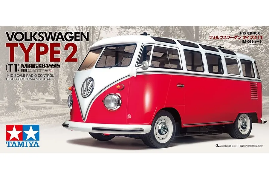 Tamiya M-06 Volkswagen Type 2 T1 RC Van Electric 2WD 1/10 Scale Kit (No ESC) image 64087