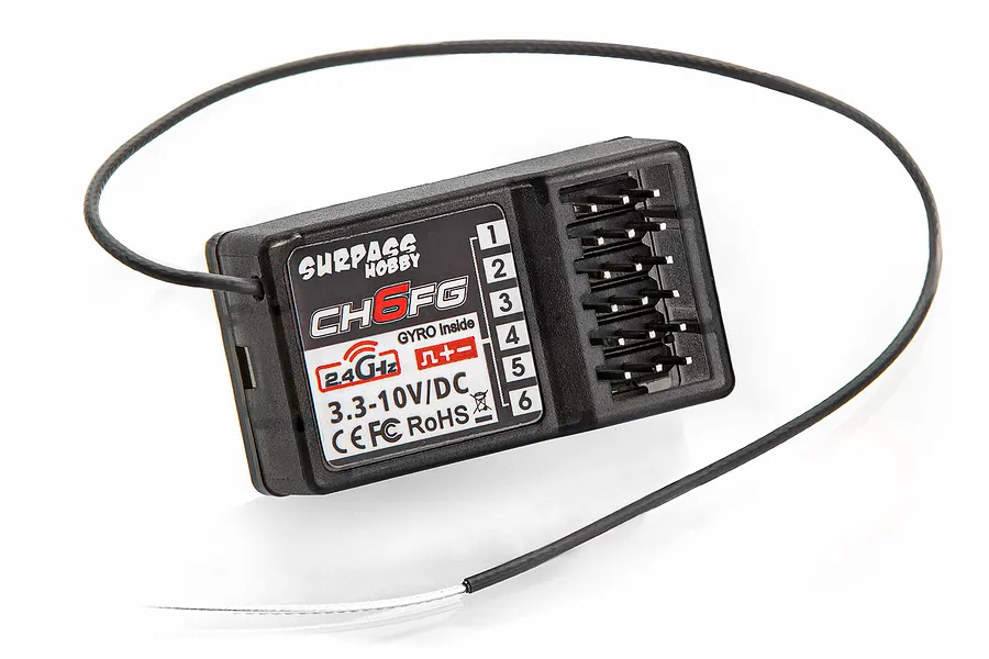 Surpass X6FG 6ch Receiver w/ Built-In Gyroscope image 64150