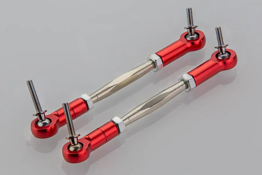 Rovan Red Aluminium Baja Steering Linkage 2Pcs image 64181