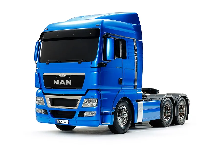 Tamiya Man TGX 26.540 6X4 XLX RC Truck Electric 2WD 1/14 Scale Kit - Light Metallic Blue Edition image 64543