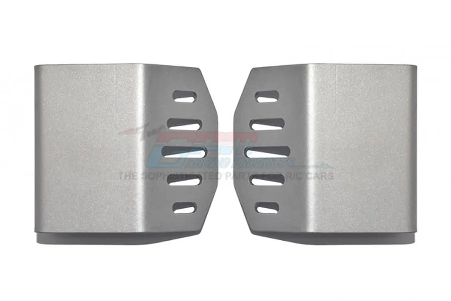 GPM Stainless Steel Front &amp;amp; Rear Gearbox Skid Plates 2Pcs image 64574