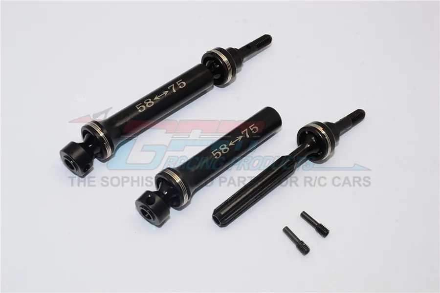 GPM Black Steel Front &amp;amp; Rear CVD Drive Shaft 2Pcs image 64584