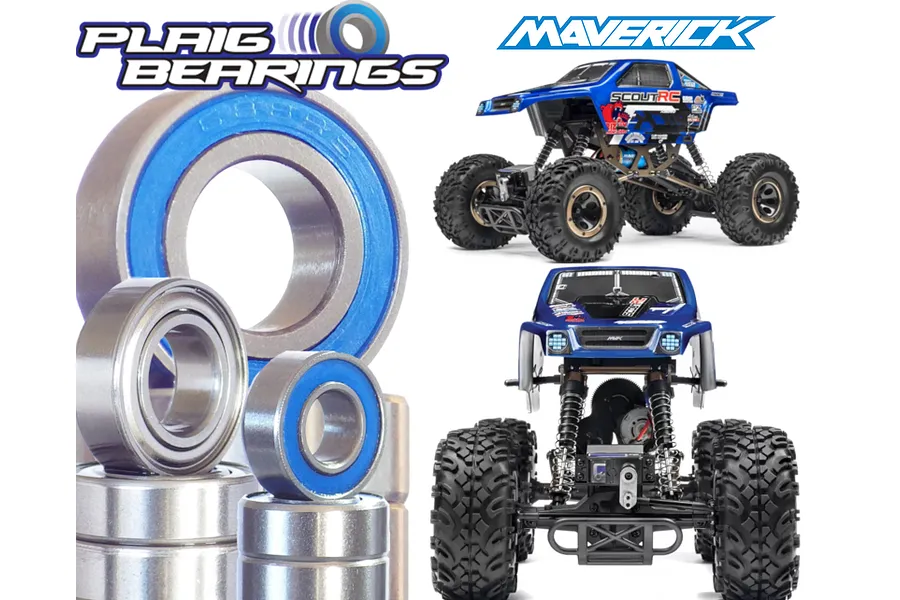 Plaig RC 1/10 Maverick Scout V2 Premium Bearing Kit image 65299