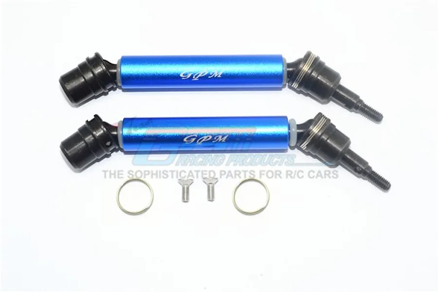 GPM Blue Steel &amp;amp; Aluminium Front or Rear Universal CVD Drive Shafts 2Pcs image 65342