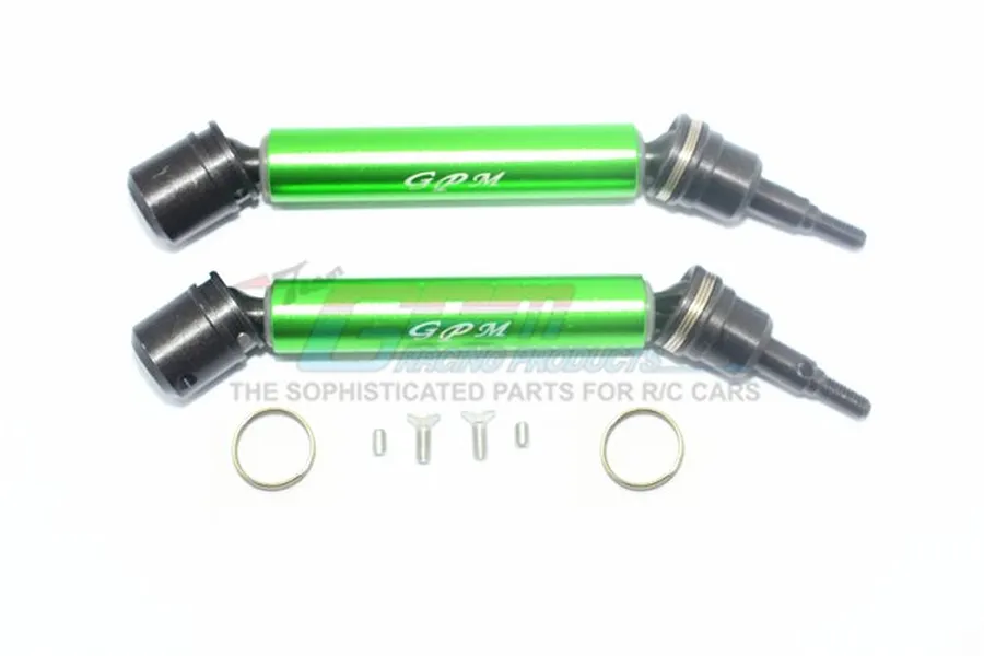 GPM Green Steel &amp;amp; Aluminium Front or Rear Universal CVD Drive Shafts 2Pcs image 65345