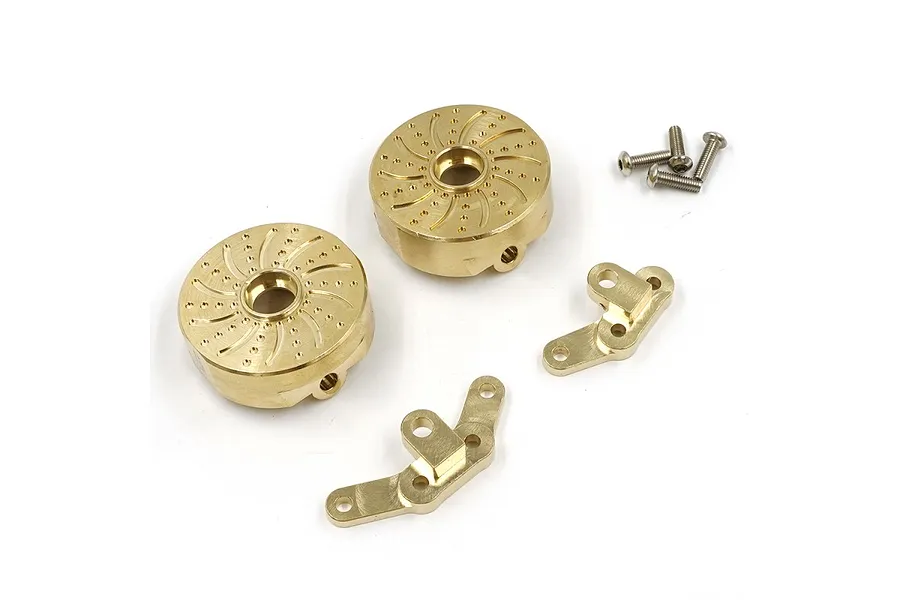 Yeah Racing 1/10 Element Enduro Brass Front Steering Knuckle Arms 2pcs image 65390