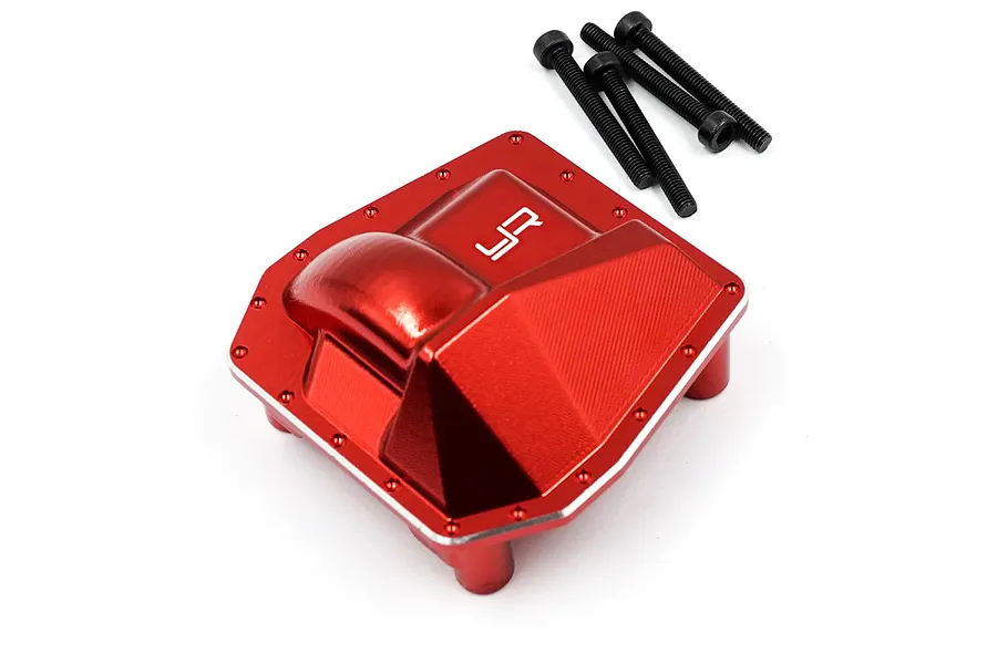 Yeah Racing 1/6 Axial SCX6 Red Aluminium Diff Cover 1Pc image 65393