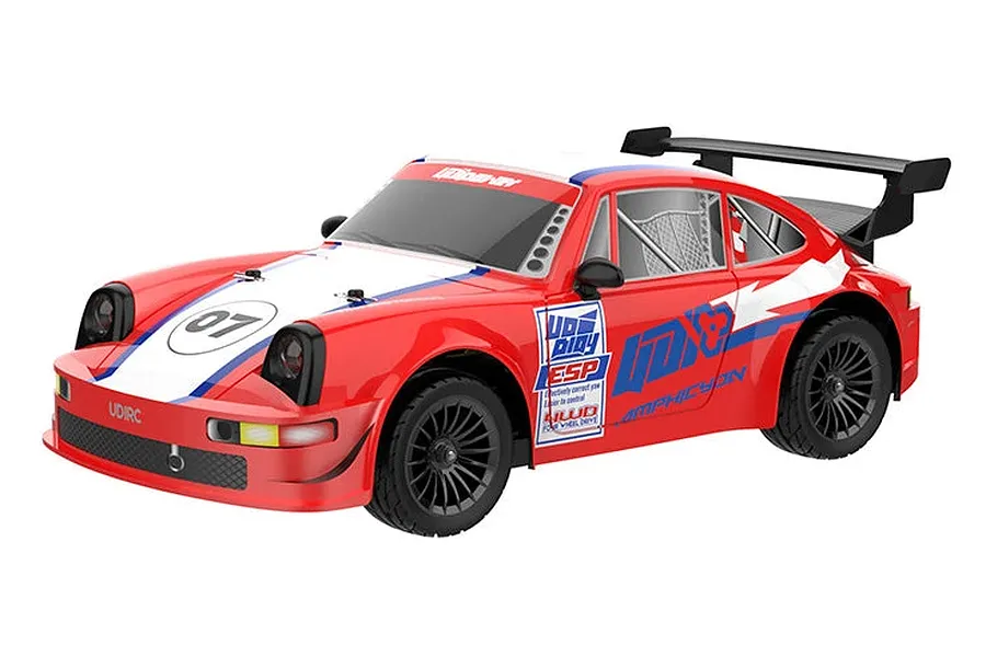 UDI Amphicyon RC Drift Car Electric Brushless 4WD 1/16 Scale RTR - Red image 65395