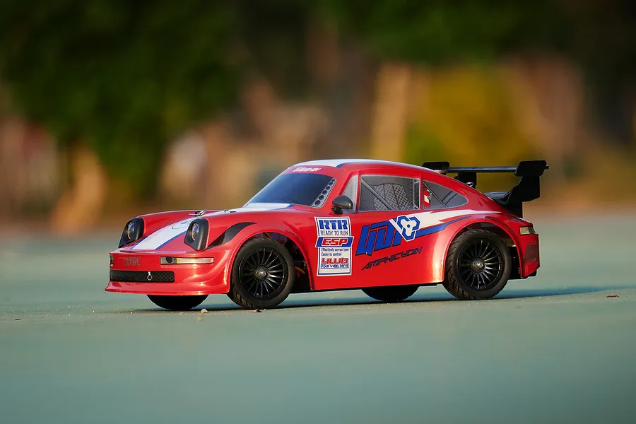 UDI Amphicyon RC Drift Car Electric Brushless 4WD 1/16 Scale RTR - Red image 65400