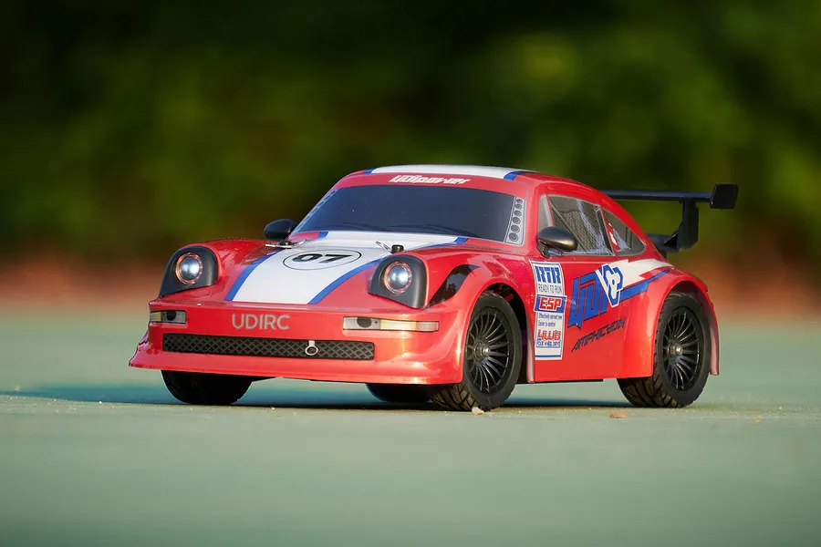 UDI Amphicyon RC Drift Car Electric 4WD 1/16 Scale RTR - Red image 65411