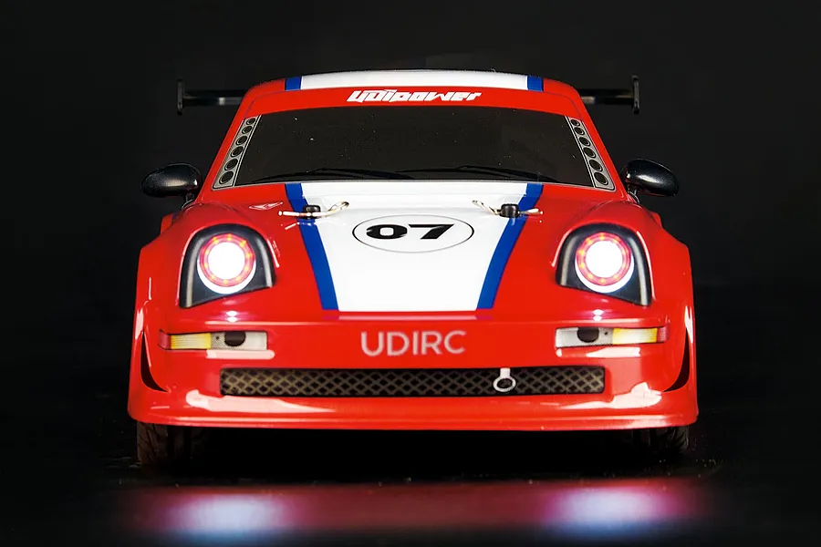 UDI Amphicyon RC Drift Car Electric 4WD 1/16 Scale RTR - Red image 65414