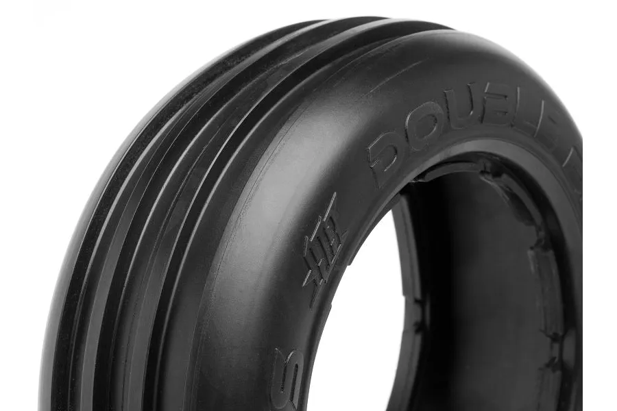 HPI 4.7/5.5&amp;quot; Baja 5T/5SC Front Double Blades (White Compound) Tyres 2Pcs image 65425