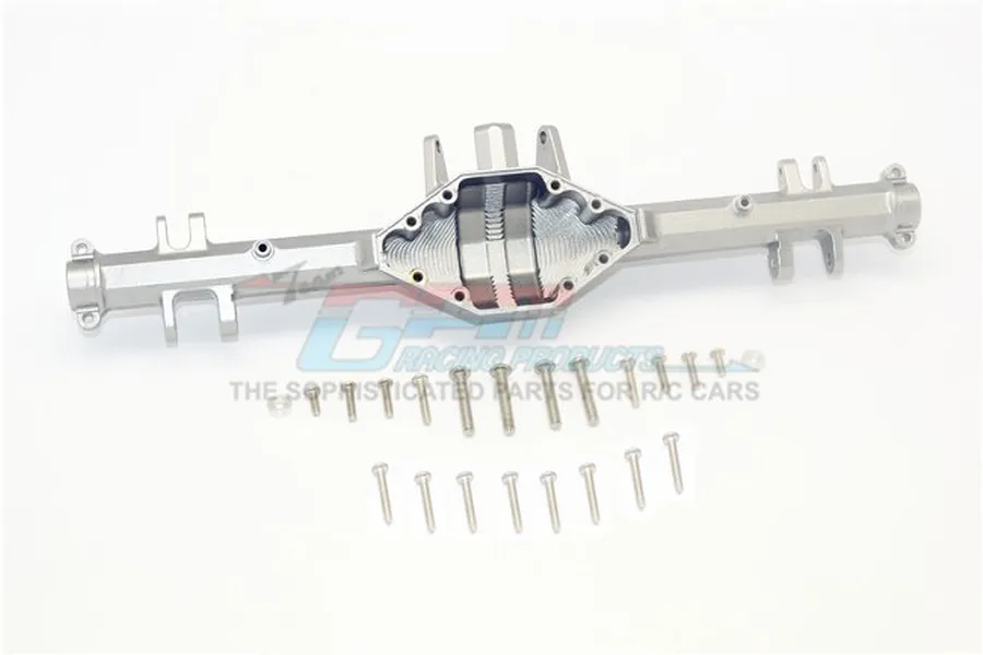 GPM Grey Silver Aluminium Rear Differential/Axle Housing for Traxxas UDR image 65437