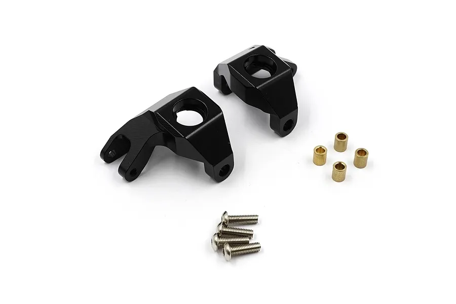 Yeah Racing 1/10 Axial SCX10 Early Ford Bronco Black Aluminium Steering Hubs image 65467