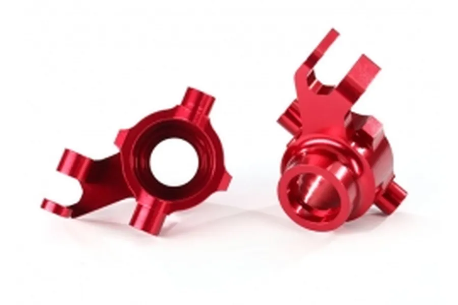 Traxxas 1/10 Maxx 4S Red Aluminium Steering Hubs 2Pcs image 65499