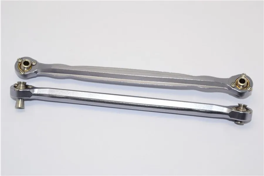 GPM Grey Silver Aluminium Steering Linkages 2Pcs image 65580