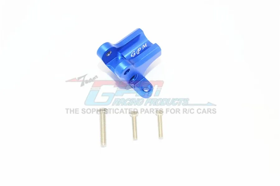 GPM Blue Aluminium Rear Centre Chassis Brace Mount image 65668