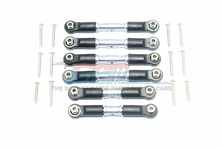 GPM Grey Silver Aluminium Complete Adjustable Turnbuckle Set image 65688