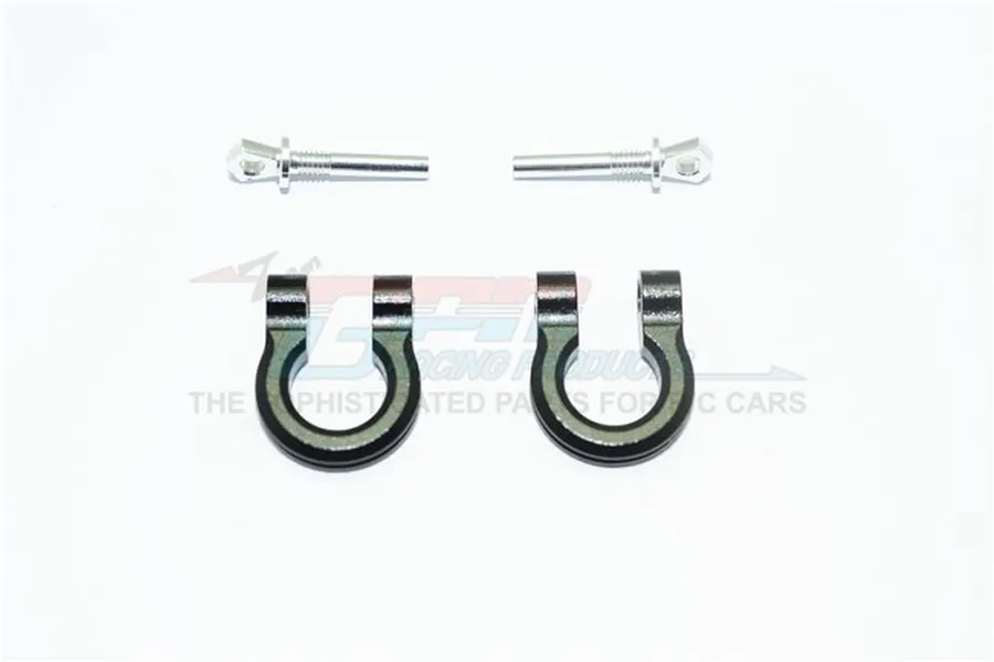 GPM Black Aluminium Front or Rear Bumper D-Rings 2Pcs image 65833