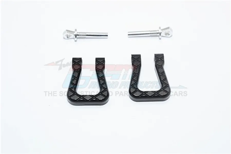 GPM Black Aluminium Front or Rear Bumper D-Rings 2Pcs image 65835