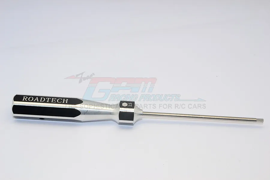GPM Black Aluminium 2.5mm Long Shaft Hex Screw Driver image 2