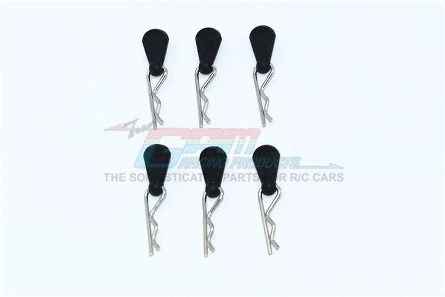 GPM Black Body Pins For 1-5 TO 1-8 Models w/ Easy Pull Tabs 6Pcs image 65887
