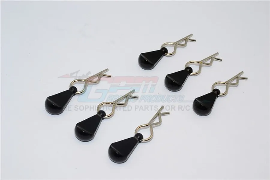 GPM Black Body Pins For 1-10 TO 1-18 Models w/ Easy Pull Tabs 6Pcs image 65888