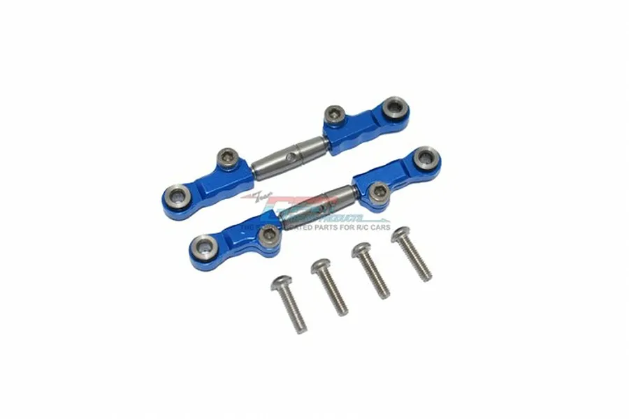 GPM Blue Aluminium &amp;amp; Stainless Steel Front Upper Arm Tie Rod 2Pcs image 2