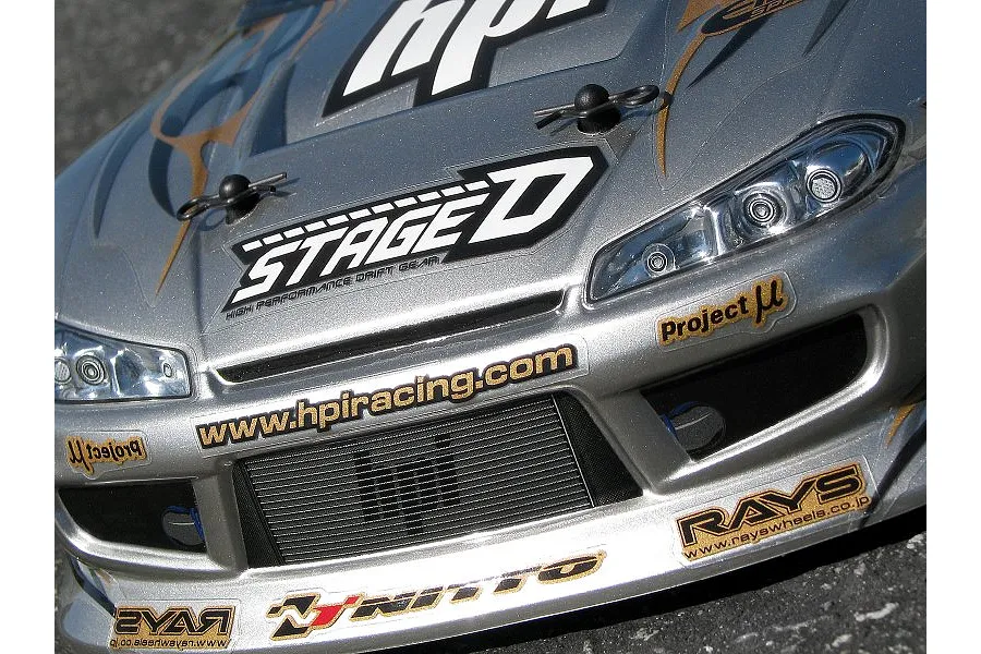 HPI E10 1/10 Nissan Silvia Unpainted Body Shell image 6596