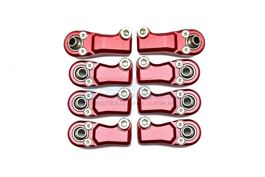 GPM Red Aluminium Adjustable Rear Linkage Ball Ends 8Pcs image 65997